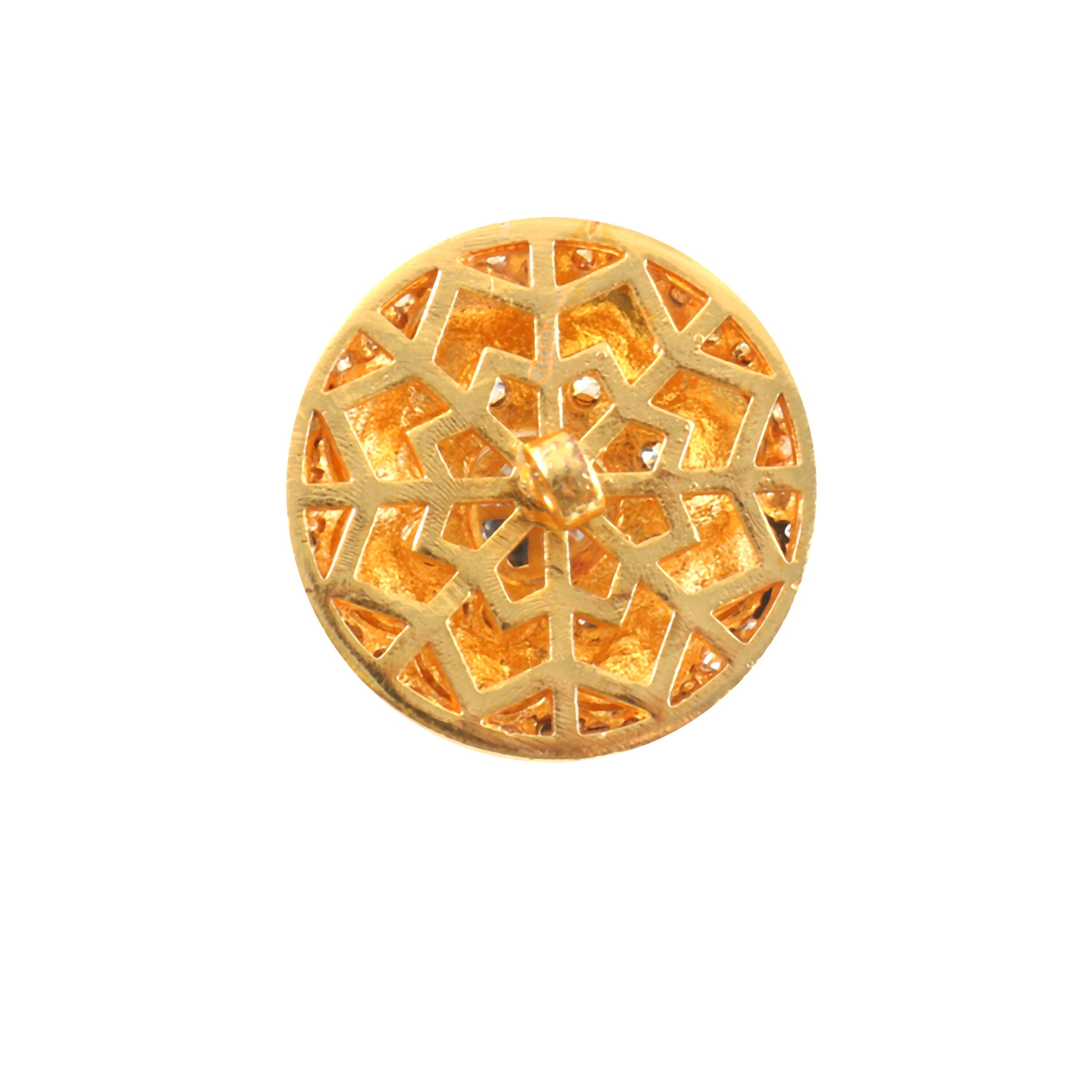 Rajvansh Kundan Enamel Sherwani Button Set