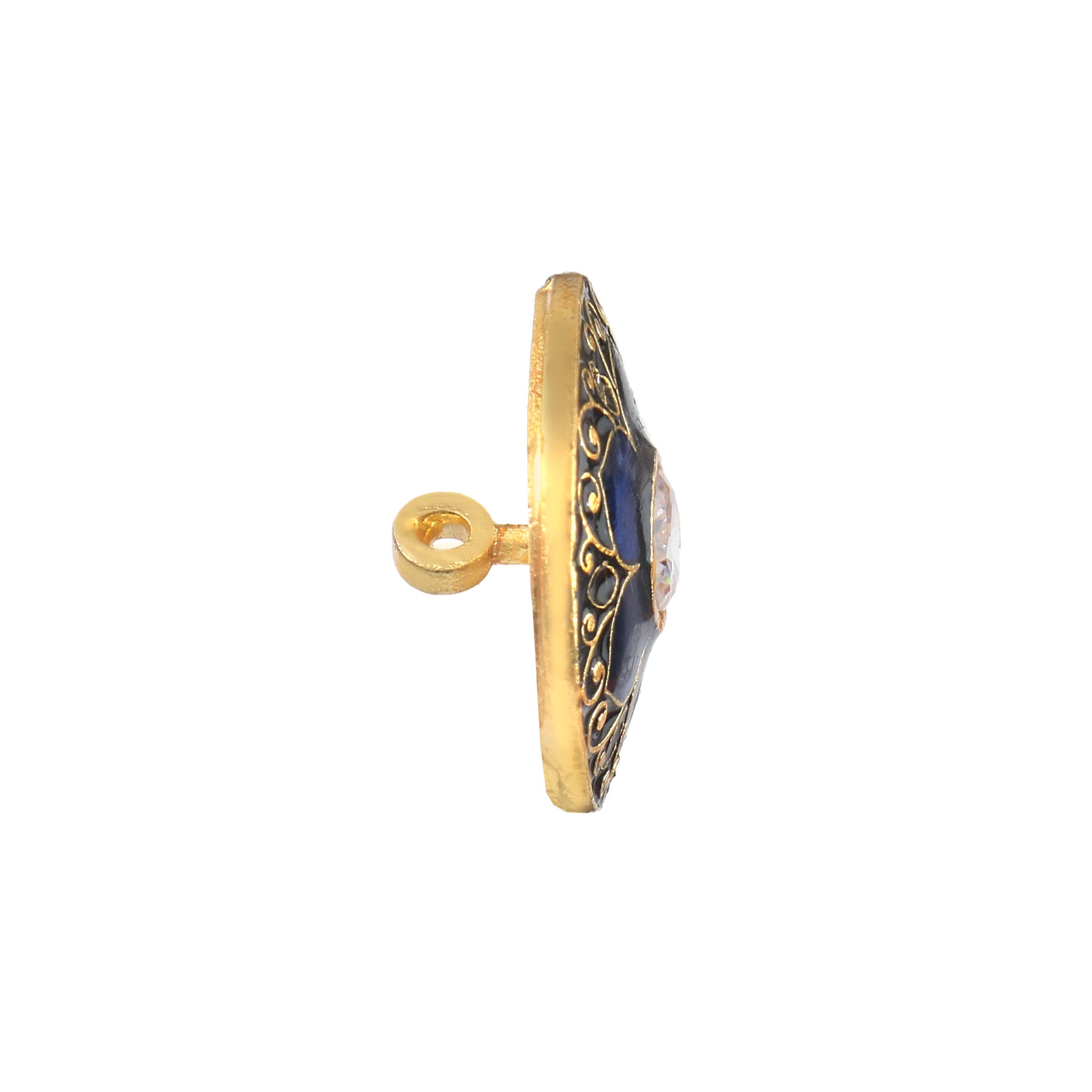 Neelkamal Sapphire Enamel Sherwani Button Set