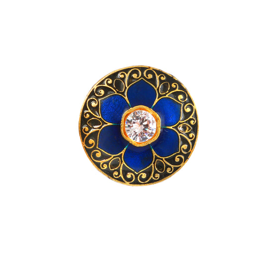 Neelkamal Sapphire Enamel Sherwani Button Set