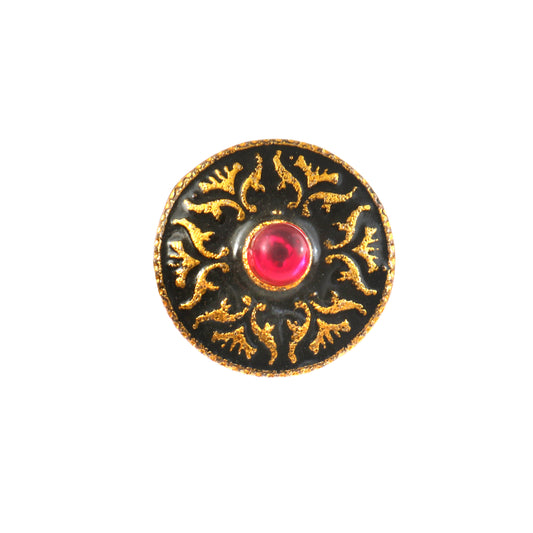 Shams Noir Crystal Sherwani Button Set